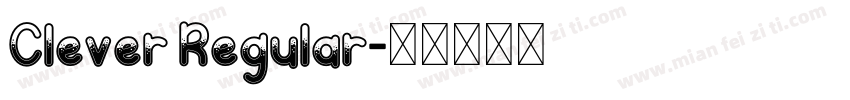 Clever Regular字体转换